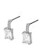Verame Silver Dangle Earrings with Stones