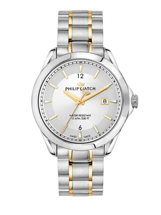 Philip Watch Women's Watch 41mm Battery with Silver Stainless Steel Bracelet