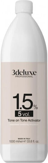 Farmavita 3deluxe Creme Developer 5 Volume 1.5% 1000ml New