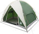 vidaXL Summer Camping Igloo Tent Green with Dou...