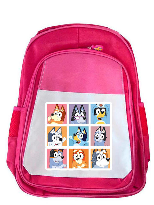 Kinder Schulranzen Bluey Rosa 41x30x15cm
