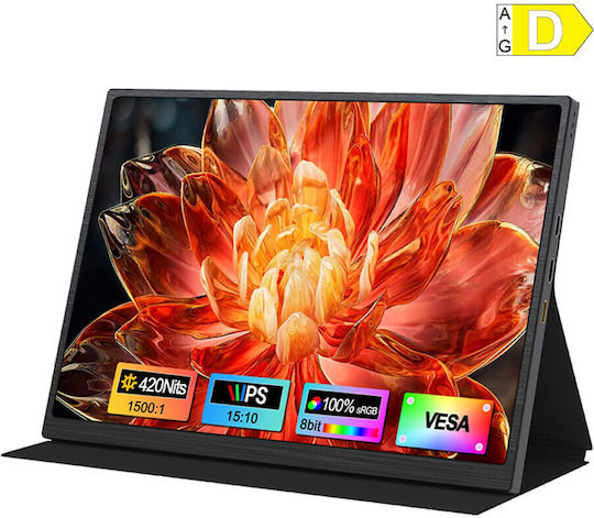 Zeuslap IPS Φορητό Monitor 10" FHD 1920x1080 Ασημί