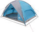 vidaXL Camping Tent Igloo Blue with Double Clot...