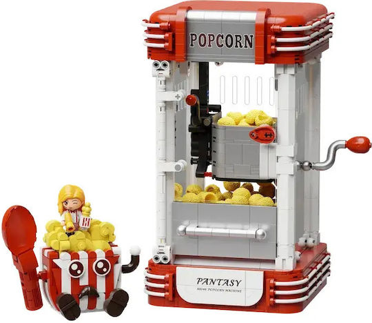 Pantasy Sammelbare Figuren Popcorn Maschine Modellbausatz Baukasten 1201 Stücke