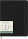 Moleskine Classic Планиращ 2026 2027 Седмични Бележки 18 Месеца Черен Екстра Голям 19x25 Твърда Корица 8056999279905