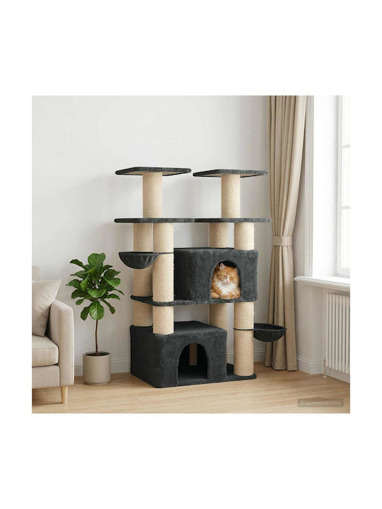 vidaXL Scratching Post Cat Tree Grey 81.5x56x14...