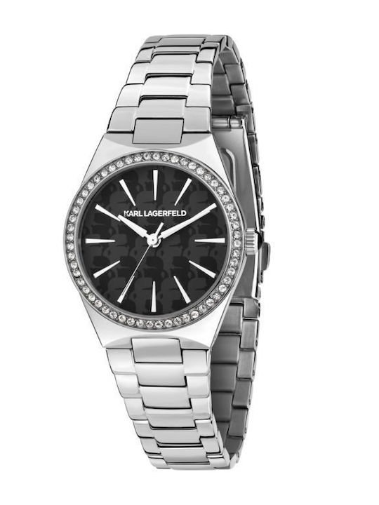 Womens Watch 30mm Battery With Silver Steel Bracelet