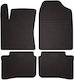 Rubber Car Mats Hyundai I10 Iii Hatchback 2019 Black Fitted
