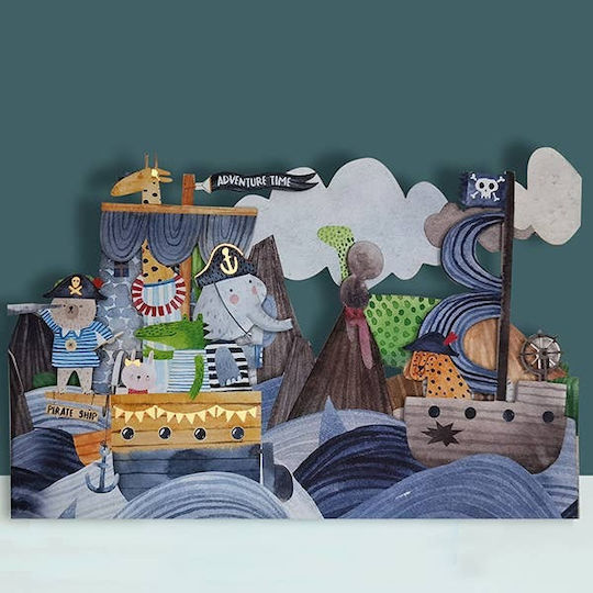 Greeting Card 3D Pop Up Little Pirates