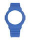 WATX & CO Καουτσούκ Λουράκι Μπλε 43mm