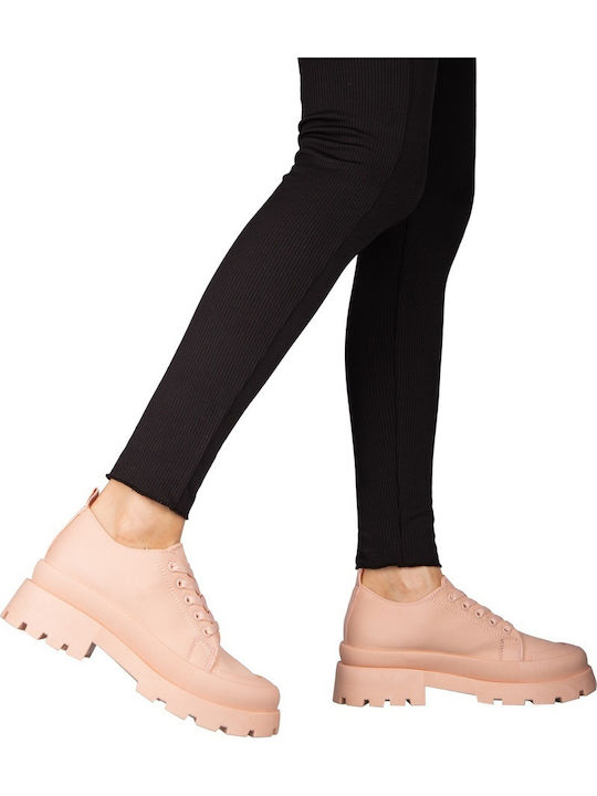 Damen Oxfords in Rosa Farbe