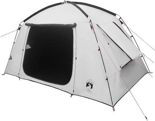 vidaXL Καλοκαιρινή Σκηνή Camping Λευκή για 4 Άτομα 300x210x156εκ.