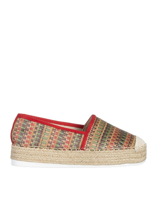 Espadrile Dama În Culoare Roșie