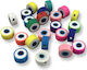 Bead Eye Fimo Multicolour 10x5mm Hole 1.5mm Quantity 50 Pieces