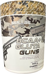 Smlabs Bcaa + Gluta Guns 500 г Черешов Вкус Smlabs Bcaa + Gluta Guns 500 г Черешов Вкус