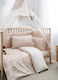 Vesta Home Baby Crib Bumper Braided Inside Pink...