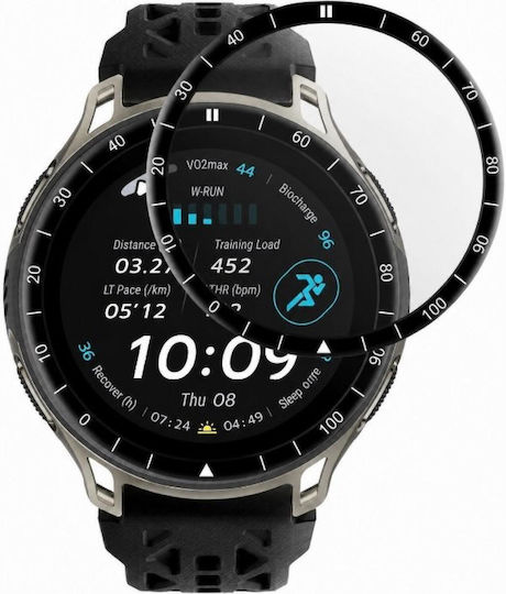 Hybrid Glass Amazfit Cheetah 2 Pro Spacecase Smartwatch Anti-Scratch Hybrid Screen Protector Black 5905719141615