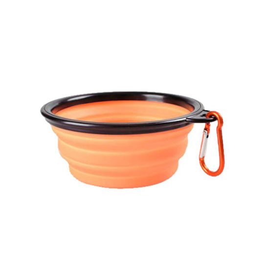 Pet Food and Water Bowl for Dog and Cat Silicone 350ml 25x6.5x5cm
