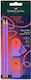 Set Pencils Sparkle Purple Eraser & Sharpener 4 Pieces Faber Castell