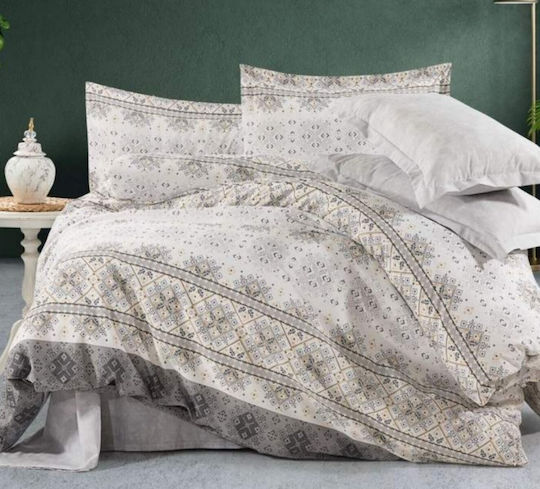 MayHome MayHome Set Steppdecken King Size 260x240cm Grau