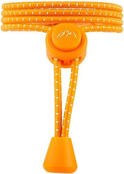 Set 5 Everest Fitness Elastic Sports Shoelaces No-tie Adjustable Universal 118 Cm Nylon Adults Children Orange