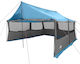 vidaXL Zusammenklappbares Garten Gazebo Blau 4,5x4m