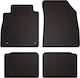 Rubber Car Mats Nissan Micra K14 Hatchback 2017 Black Fitted