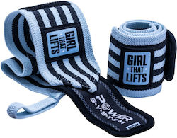 Power System Wrist Wraps Girl That Lifts Blue 2 Τμχ Μπλε