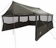 vidaXL Zusammenklappbares Garten Gazebo Braune 4,5x4m
