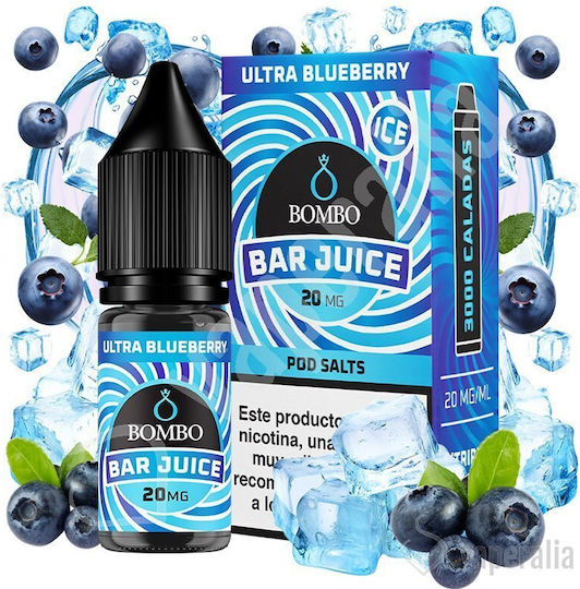 Bombo Έτοιμο Υγρό Αναπλήρωσης Blueberry Ice 20mg 10ml