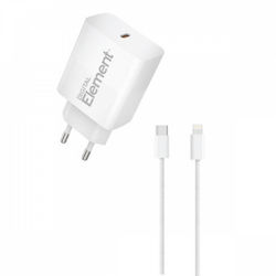 Element CH-250PD 30W with USB-C - Lightning Cable Element CH-250PD 30W with USB-C - Lightning Cable