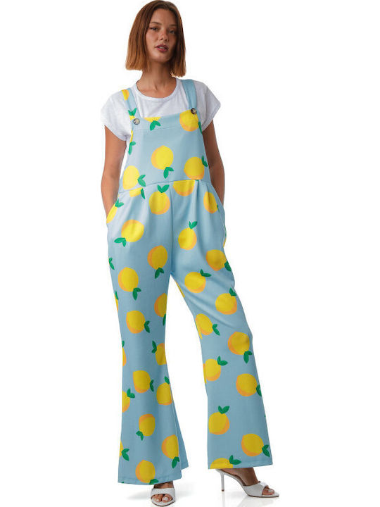 Silia D Women's Blue Dungarees
