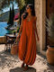 Women's One-piece Jumpsuit Orange