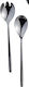HFA Set of 2 Silver Stainless Steel Serving Ute...