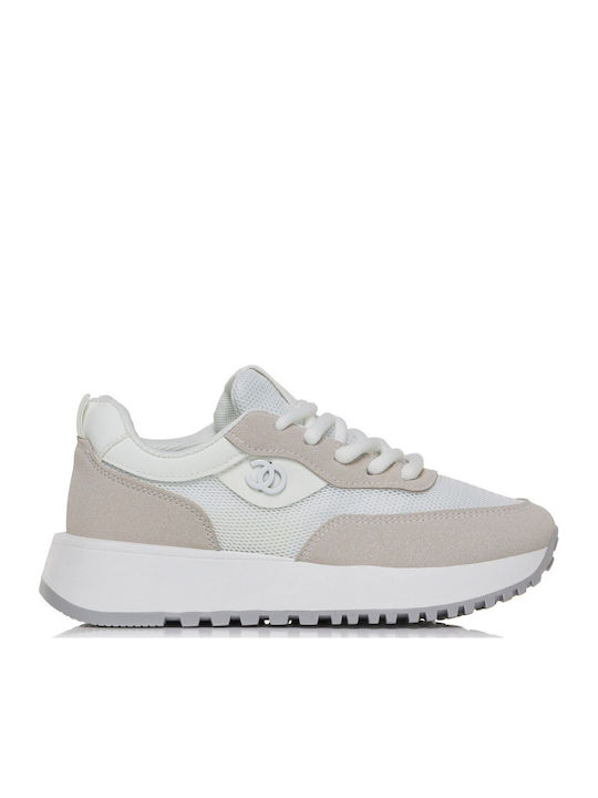 Γυναικεία Chunky Sneakers Λευκά