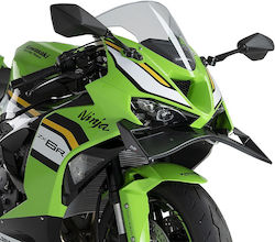 Front Downforce Spoilers Matt Black Kawasaki ZX-6R Ninja '24-'26 22660J Puig