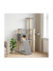 vidaXL Scratching Post Cat Tree Grey 102x95x173 cm