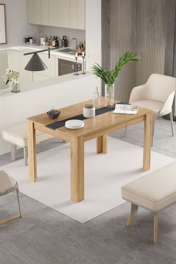 Esstisch für Speisesaal aus Holz im skandinavischen Stil 120x80x73,8 cm SteweHome