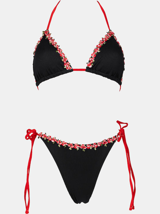 Decoro Bikini Set Triangle Black