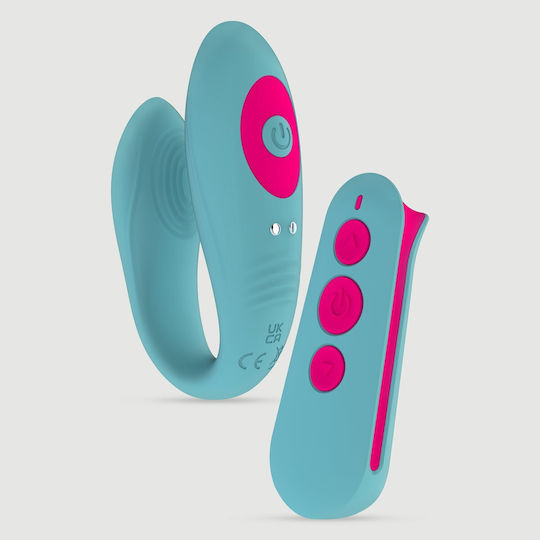Dream Toys Vibe Vibrator pentru Cupluri cu Control de la Distanță Albastru