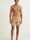 Herren-Bademode Kurze Hosen Orange