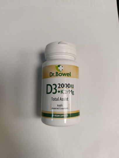 AM Health D3 2000iu + K2 + Mg Total Assist Vitamin for Immune Support & Bone Health 2000iu 45 Capsules