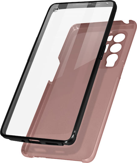 Avizar 360 Case Oppo Find X3 Neo Flexible Front & Rigid Back Champagne Pink