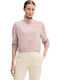 Short Women's Knitted Cardigan Pink
