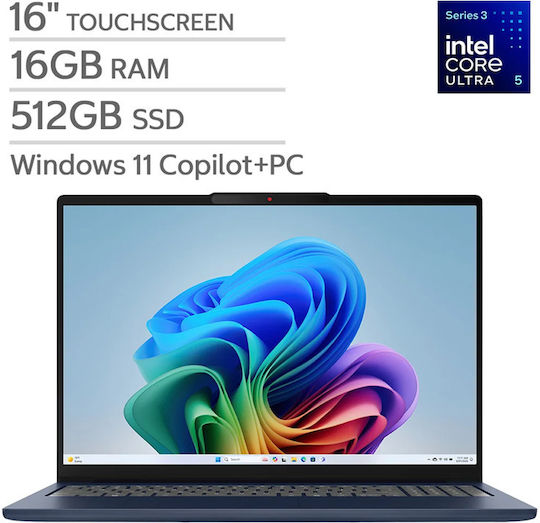 Lenovo IdeaPad Slim 5 16" IPS FHD+ Touchscreen 120Hz (Ultra 5-322/16GB/512GB SSD/W11 Home) (US Keyboard)