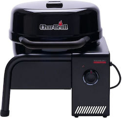 Char-Broil Tischplatte Elektrischer Grill mit Grill 1500W Edelstahl mit Deckel 38,4x38,4cm