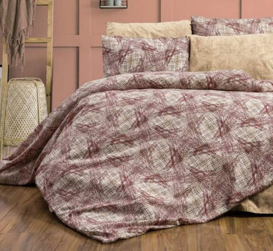 MayHome Set Quilt Single 160x240cm Polycotton Geometric