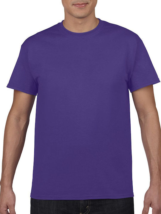 Gildan Heavy Ανδρικό Διαφημιστικό T-shirt Κοντομάνικο Lilac
