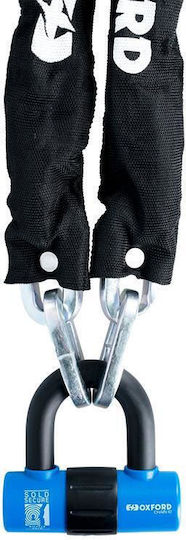 Oxford Anti-theft Security Chain Padlock Chain 10 10mm X 1400mm Keyed
