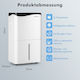 Costway ES10366DE-WH Dehumidifier with Compressor 50l